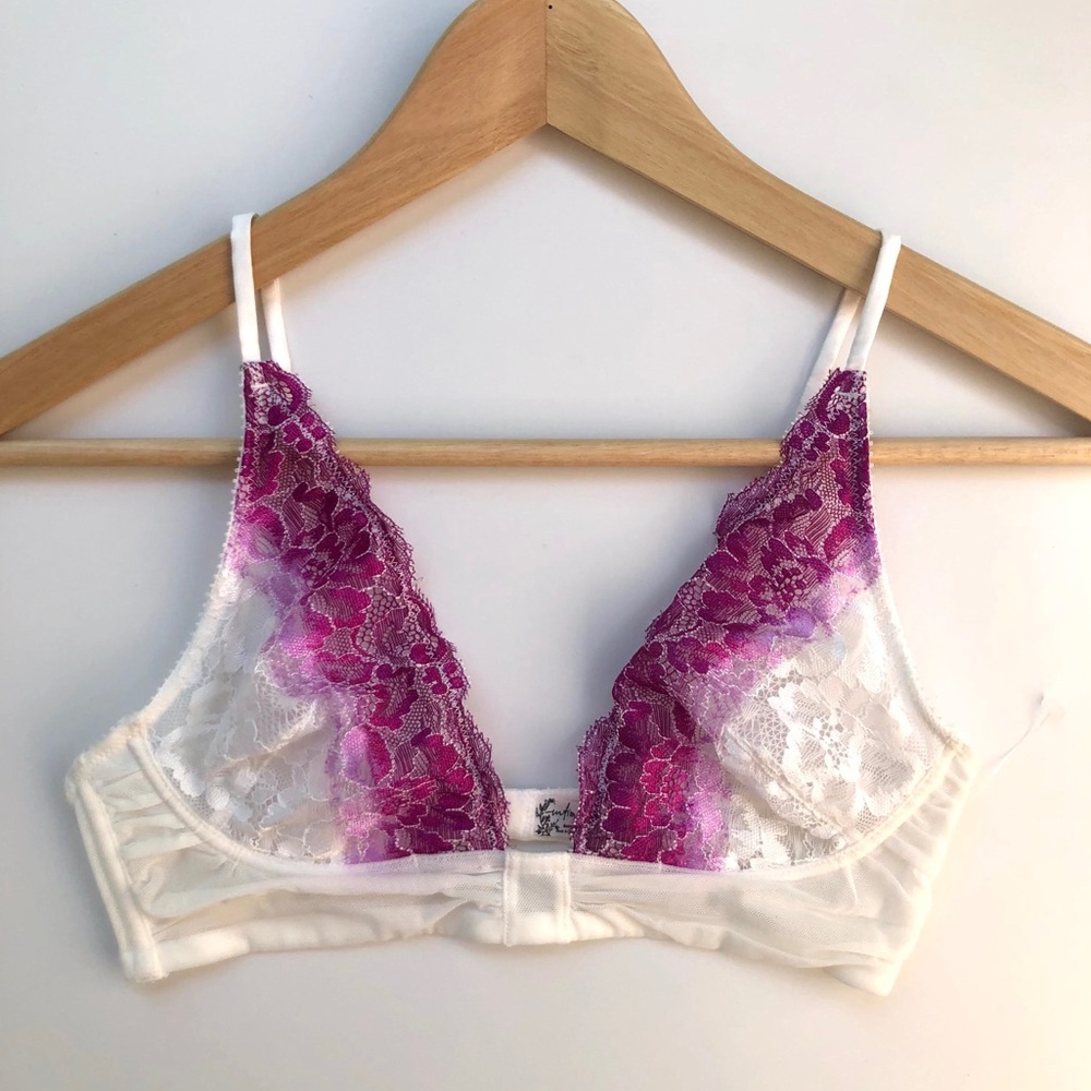NEW Free People Fools Gold Lace Ombré Bra | 32C